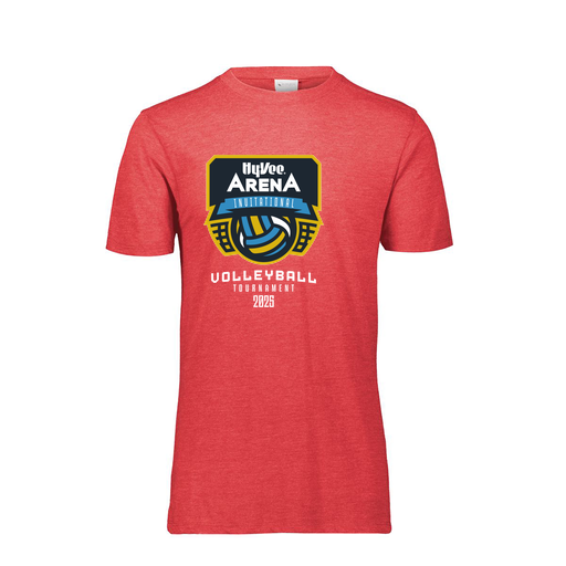 [FTSCUBRD-AS-LOGO1] Decker Men's Tri-Blend T-Shirt - Short Sleeve (Adult S, Red)