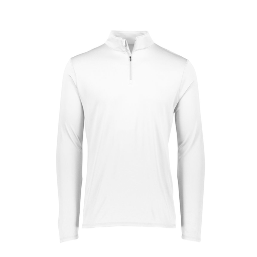 [FTLQFLWH-FAXS-LOGO1] Ladies Flex-Lite 1/4 Zip Shirt (Female Adult XS, White)
