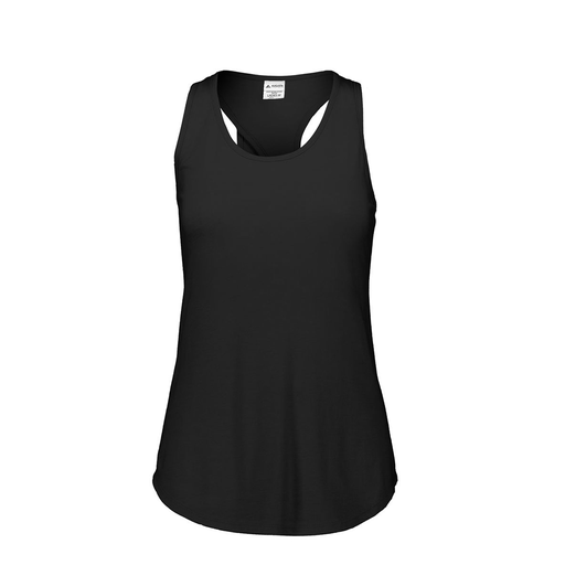 [3078.K94.S-LOGO1] Ladies Tri Blend Tank Top (Female Adult S, Black)