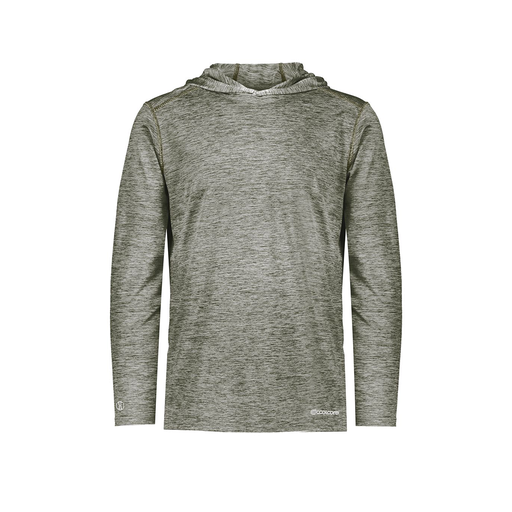 [FOLHCGGY-YS-LOGO1] Youth Charge Hoodie (Youth S, Gray)