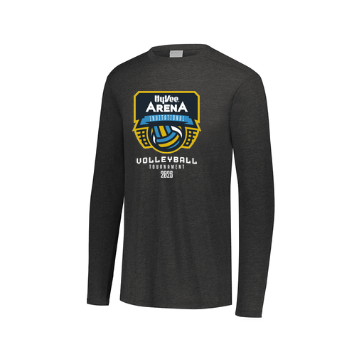 [FTLCUBBK-AXS-LOGO1] Decker Men's Tri-Blend T-Shirt - Long Sleeve (Adult XS, Black)