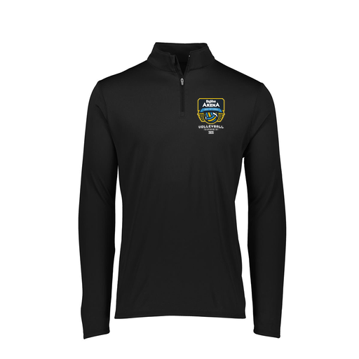 [FTLQFLBK-FAXS-LOGO1] Decker Women's Flex-Lite 1/4 Zip Shirt (Female Adult XS, Black)