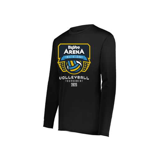 [222822.080.XS-LOGO1] Men's LS Smooth Sport Shirt (Adult XS, Black)