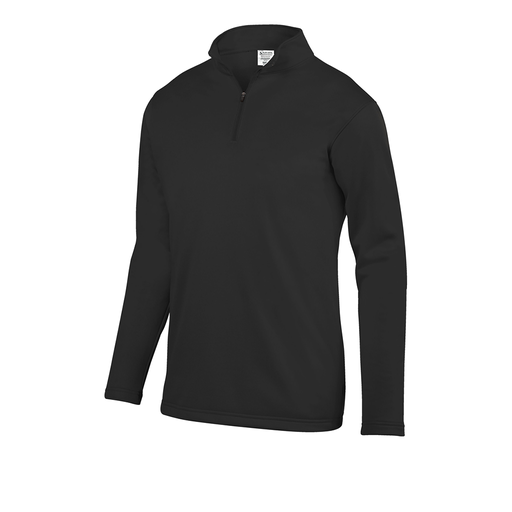 [DFW-FFQZ-BLK-AS-LOGO1] Men's FlexFleece 1/4 Zip (Adult S, Black)