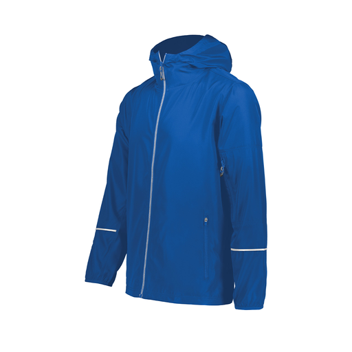 [229582-RYL-AXS-LOGO1] Men's Packable Full Zip Jacket (Adult XS, Royal)