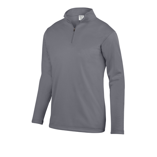 [5508.059.S-LOGO1] Youth FlexFleece 1/4 Zip (Youth S, Gray)