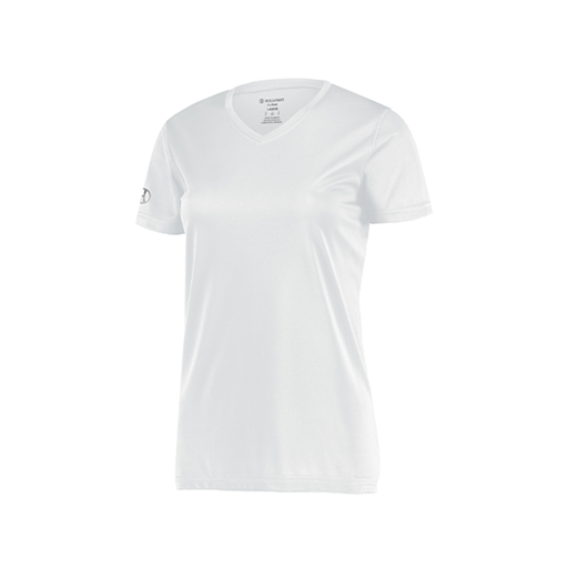 [222820.005.S-LOGO1] Ladies Movement Dri Fit Shirt (Female Adult S, White)