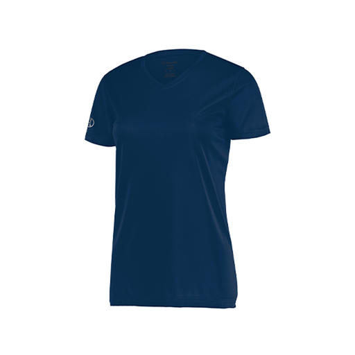 [222820.065.S-LOGO1] Ladies Movement Dri Fit Shirt (Female Adult S, Navy)