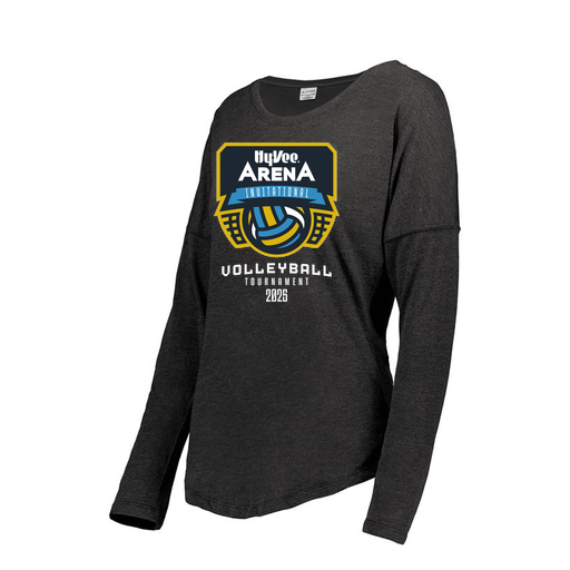 [FTLCUBBK-FAS-LOGO1] Decker Women's Tri-Blend T-Shirt - Long Sleeve (Female Adult S, Black)