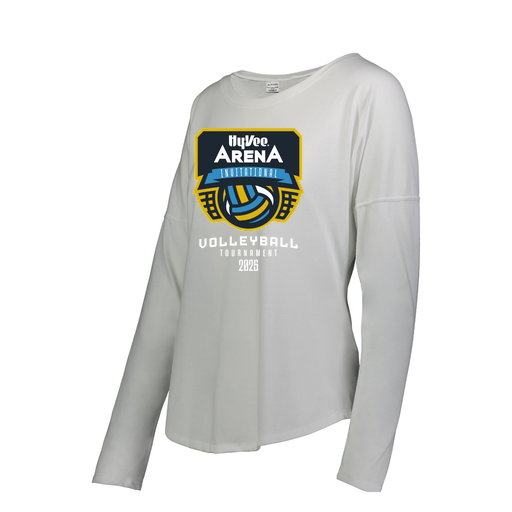 [FTLCUBWH-FAS-LOGO1] Decker Women's Tri-Blend T-Shirt - Long Sleeve (Female Adult S, White)